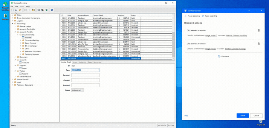 Power Automate Desktop Workflow