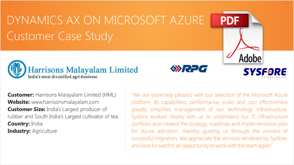 Dynamics AX on Microsoft Azure